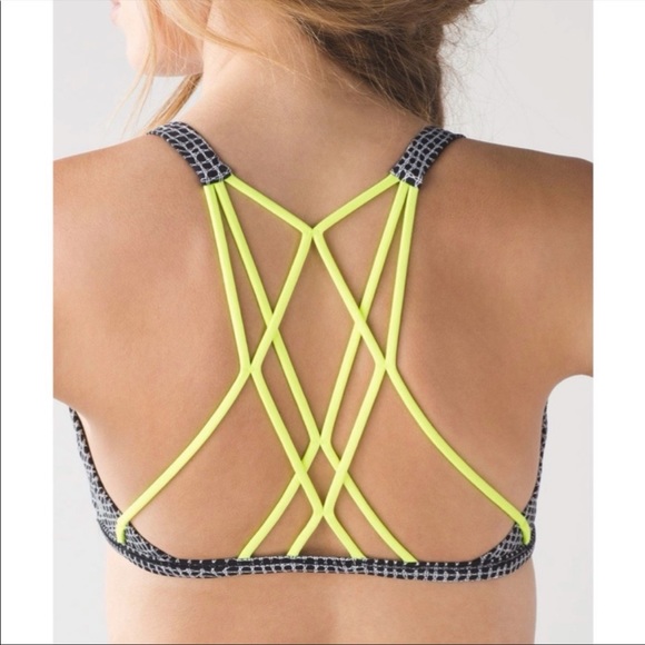 lululemon athletica Other - Lululemon Free To Be Zen Sports Bra in Fall Net